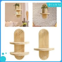 Boho Gỗ Treo Tường Treo Tường Thanh Lịch Lý Tưởng Quà Tặng Phao Kệ Trang Trí Cho Gia Đình Phòng Chơi Văn Phòng Ngày Lễ