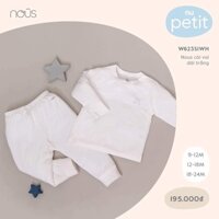 [Bối Bối] Nous Petit cài vai trắng 9-24M