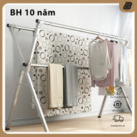 [Bồi thường 100% khi bị vỡ] Cây Phơi đồ Inox Giá Phơi Quần áo Lại 240cm Có Thể Mở Rộng Sào Phơi đồ Gấp Gọn Cực đôi