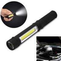 BOKALI 1 Cái Mini Đa Chức Năng Zoomable LED Đèn Pin COB Làm Việc Tay Torch Đèn