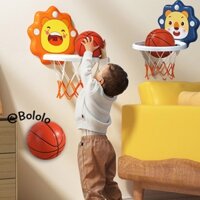Bololo Đồ Chơi Khung Bóng Rổ Treo Tường Không Cần Đục Lỗ Giảm Tiếng Ồn Cho Bé Chơi Thể Thao Trong Nhà