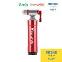 Bơm bánh xe đạp,xe máy mini co2 Westbiking 11174-173 dùng cho xe đạp,xe máy