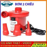 Bơm bể bơi, bóng hơi - bơm điện hút chân không mini 2 chiều - ĐỎ