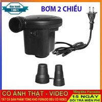 Bơm bể bơi, bóng hơi - bơm điện hút chân không mini 2 chiều - ĐEN