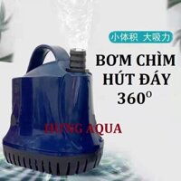 Bơm bể cá, bơm chìm hút đáy bể cá 360 độ RS-3500R 20W / 4500R 40W /5500R 60W chạy êm bền bỉ (chính hãng)