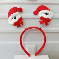 Bờm cài tóc - Băng đô cài tóc Noel Giáng Sinh Merry Christmas - Gấu Noel