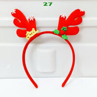Bờm cài tóc - Băng đô cài tóc Noel Giáng Sinh Merry Christmas - 27a