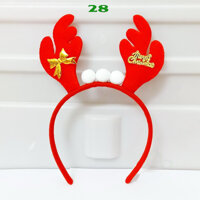 Bờm cài tóc - Băng đô cài tóc Noel Giáng Sinh Merry Christmas - 28a