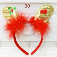 Bờm cài tóc - Băng đô cài tóc Noel Giáng Sinh Merry Christmas - 30a