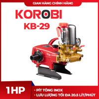 Bơm cao áp rửa xe đầu phun áp lực KB-29 (1HP) piston INOX lưu lượng 16.5 - 20.5 lít/ phút