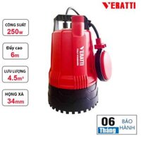 Bơm chìm nước thải Veratti VXm 250 (250W)