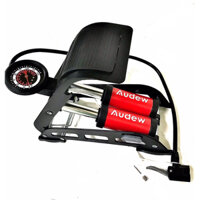 Bơm đạp chân 2 lòng Audew bơm hơi ô tô,xe máy khoẻ , nhanh đầy hơi