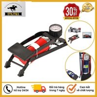 Bơm Đạp Chân Đa Năng Mini Cho Ô Tô Xe Máy, Bóng Bay, Phao Bơi Tiện Dụng, Bảo Hành 6 Tháng