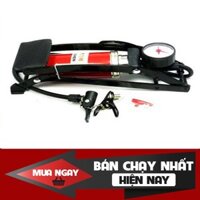 Bơm Đạp Chân Đa Năng Mini Cho Ô Tô Xe Máy, Bóng Bay, Phao Bơi Tiện Dụng, Bảo Hành 6 Tháng