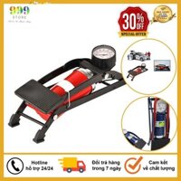 Bơm Đạp Chân Đa Năng Mini Cho Ô Tô Xe Máy, Bóng Bay, Phao Bơi Tiện Dụng, Bảo Hành 6 Tháng