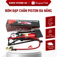 Bơm Đạp Chân KINIO Đa Năng, Bơm Xe Đạp, Xe Máy, Bơm Phao, Bóng Tiện Lợi