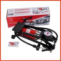 Bơm đạp chân mini 1 Piston, bơm ô tô xe máy đạp chân tiện lợi