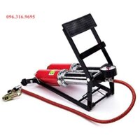 Bơm đạp chân mini 2 ống bơm, xe đạp xe Máy, Ô Tô, Bơm Phao, Bóng... Bằng Chân Mini Tiện Dụng
