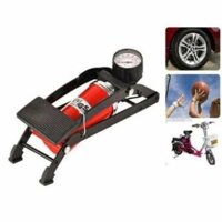 Bơm Đạp Chân Mini Đa Năng Bơm Xe Đạp, Xe Máy, Bơm Phao, Bóng Tiện Lợi