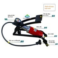 Bơm đạp chân mini đa năng cho ôtô, xe máp, xe đạp( đạp chân) [HOT]