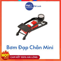 Bơm Đạp Chân Mini giành cho mọi loại xe có đồng hồ hiện số. -pm Lock