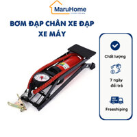 Bơm Đạp Chân Mini Xe Máy Ô Tô Xe Đạp Nhỏ Gọn - Bơm Hơi Đạp Chân Đa Năng Tiện Ích