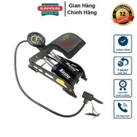 Bơm đạp chân Stanlay 2 ống đa năng , bơm xe máy,xe đạp,xe hơi - BẢO HÀNH CHÍNH HÃNG