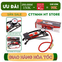 Bơm Đạp Chân Xe Máy Ô Tô Xe Đạp, Phao, Bóng, Bơm Đạp Chân Đa Năng Tiện Dụng.