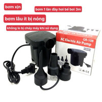 Bơm điện （ xịn ) - Bơm phao bơi - Bể bơi - Nhà hơi- có thể bơm hết bể 3m không bị cháy