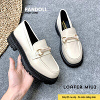 [Bom] Giày loafer nữ Qc cao cấp PD-L-Miu2 bản hộp sang chảnh - Giày lười nữ xinh xắn