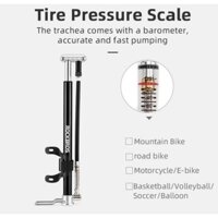 Bơm Hơi Áp Suất Cao Mini ROCKBROS Tiện Dụng Cho Xe Đạp