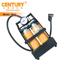 Bơm hơi đạp chân 2 ống cam - CENTURY 902C