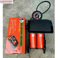 Bơm Hơi Đạp Chân 2 Ống Cam BUDDY BT0004