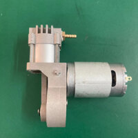 Bơm hơi mini Minas điện áp 12V công suất 80W lưu lượng khí 35 lít/phút, đường kính xi lanh 25mm chất liệu hợp kim nhôm