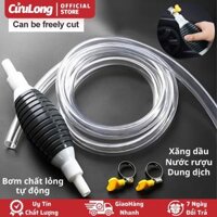 Bơm Hút Nước Xăng Dầu Rượu Chất Lỏng Hóa Chất Bằng Tay dụng cụ ống hút nước bóp tay đa năng