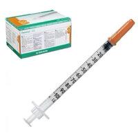 BƠM KIM TIÊM INSULIN BRAUN ( đầu cam hộp 100 cây)