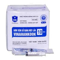 Bơm kim tiêm Vinahankook (10ml/cc) hộp 100 cái