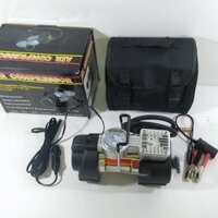 Bơm lốp, bơm hơi điện ô tô xe máy mini 12V  Air Compressor 120W