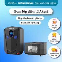 Bơm lốp Điện Tử⚡HÀNG CHÍNH HÃNG⚡️ tự động ngắt cho ô tô xe hơi Akesi (Tặng đầu bơm trị giá 49k)- Bảo hành 12 tháng ,