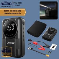 Bơm lốp kiêm kích bình ô tô xe máy Soulor 129000mAh đa năng chính hãng