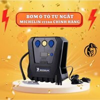 Bơm Lốp MICHELIN 12266 -CHÍNH HÃNG - Bơm Lốp Cao Cấp Đa Năng Tự Ngắt MICHELIN Cho Ô Tô Xe Máy Kèm Bộ Đổi Nguồn