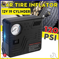 Bơm lốp ô tô 12v siêu mạnh Daihatsu  bơm xe máy  xe đạp xe hơi từ 4-16 chỗ, Máy nén khi bơm lốp ô tô mini