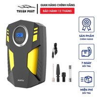 Bơm Lốp Ô Tô - Bơm Lốp Điện Tử 1 Xi Lanh Có Đèn, Tự Ngắt, Bảo Hành 12 Tháng