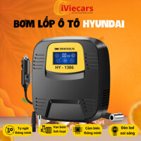 Bơm Lốp Ô tô Chính Hãng Hyundai Có Màn Hình Cảm Ứng, Có Đèn Pin, Nguồn Tẩu Giá Rẻ Phù Hợp Mọi Loại Xe Iviecars