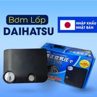 Bơm lốp ô tô Daihatsu hàng Nhật, máy bơm lốp ô tô mini 12v cắm tẩu tiện lợi bảo hành 1 năm