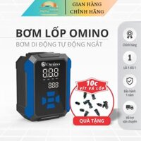 Bơm Lốp Ô Tô Điện Tử Tự Ngắt Omino Cao Cấp - Tặng 10 Vít Vá Lốp , Bơm Ô Tô Thông Minh Cao Màn LCD  - AUTOZONE
