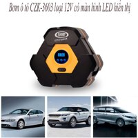 bơm lốp ô tô máy bơm hơi mini 12v Bơm ô tô CZK-3603 loại 12V có màn hình LED hiển thị cao cấp hàng nhập khẩu chất lượng tốt Bh uy tín 1 năm