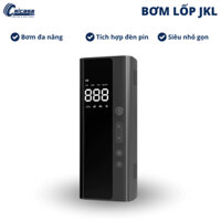 Bơm lốp ô tô, xe hơi điện tử cầm tay JKL-01, bơm xe máy điện tử cao cấp dung lượng cao 8000mAh, sạc dự phòng thông minh