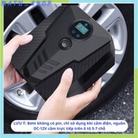 Bơm lốp ô tô, xe hơi mini 12V chế độ tự động