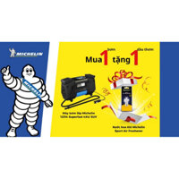 BƠM LỐP Ô TÔ, XE TẢI SIÊU TỐC MICHELIN 12314 (DC 12V)